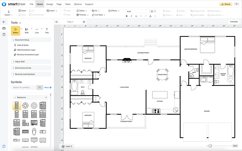 10 Aplikasi Desain Rumah Terbaik, Gratis dan Mudah Dipakai SmartDraw