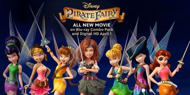 7 Urutan Film Tinker Bell Lengkap, Penuh Kisah Menakjubkan Tinker Bell and The Pirate Fairy (2014)