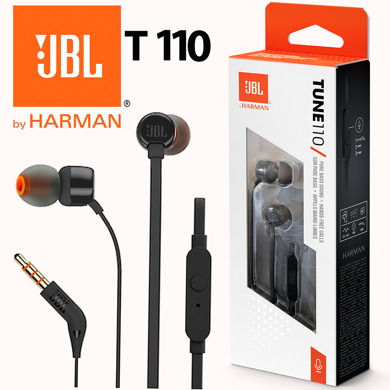 10 Earphone Terbaik di Tahun 2024, Nyaman di Telinga JBL In Ear Headphone T110