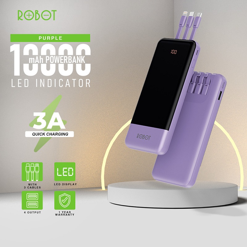 ROBOT Powerbank 10000mAH ｜ RP-101L