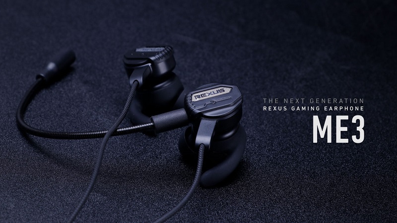 10 Earphone Terbaik di Tahun 2024, Nyaman di Telinga Rexus Earphone Gaming ME-3